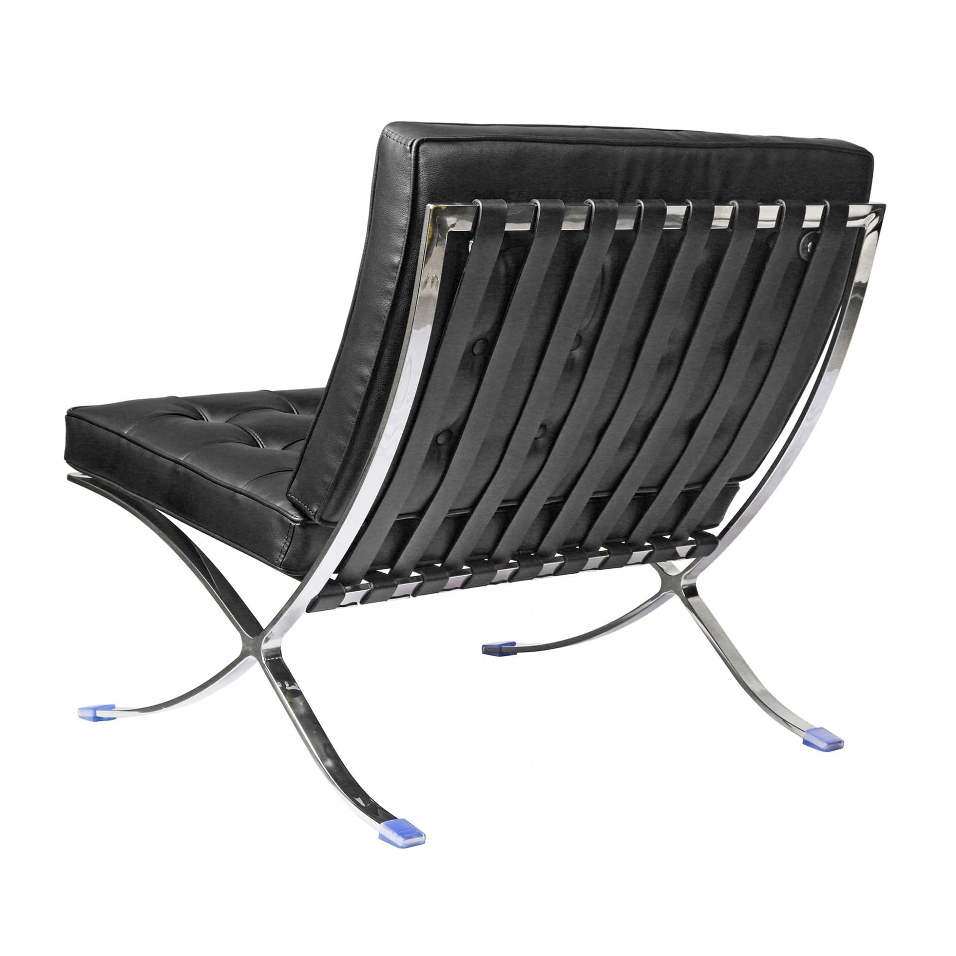 Fauteuil Mid-Century Iconique Cuir Noir