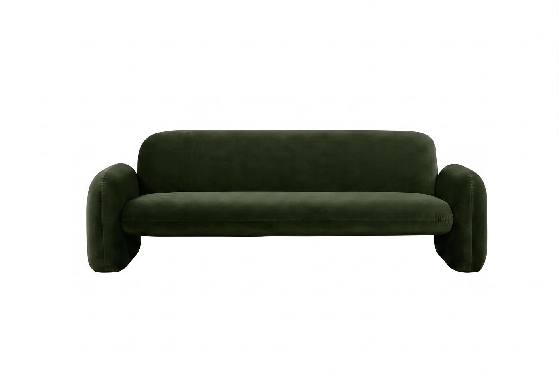 Bertie Canapé 3 Places Velours Coton Cypress