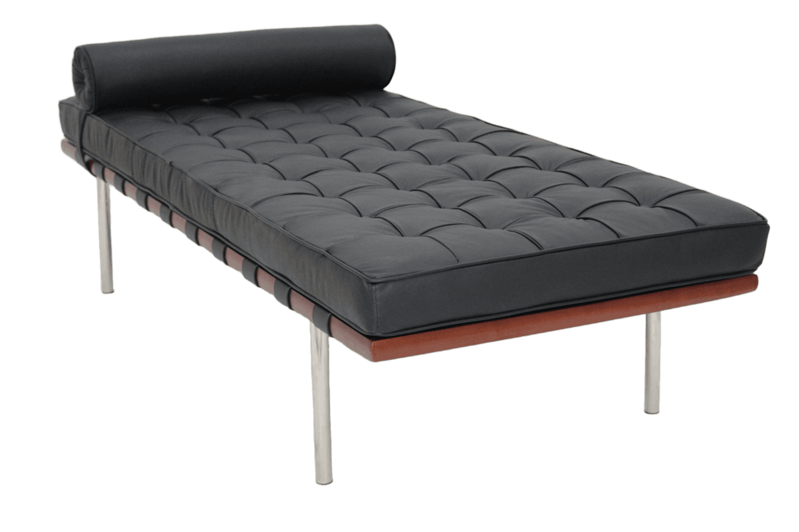 'The Pavillion' daybed black leather