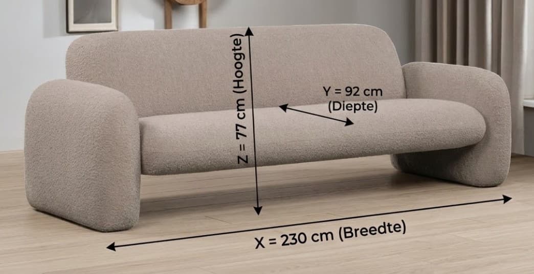 Bertie bouclé lounge sofa
