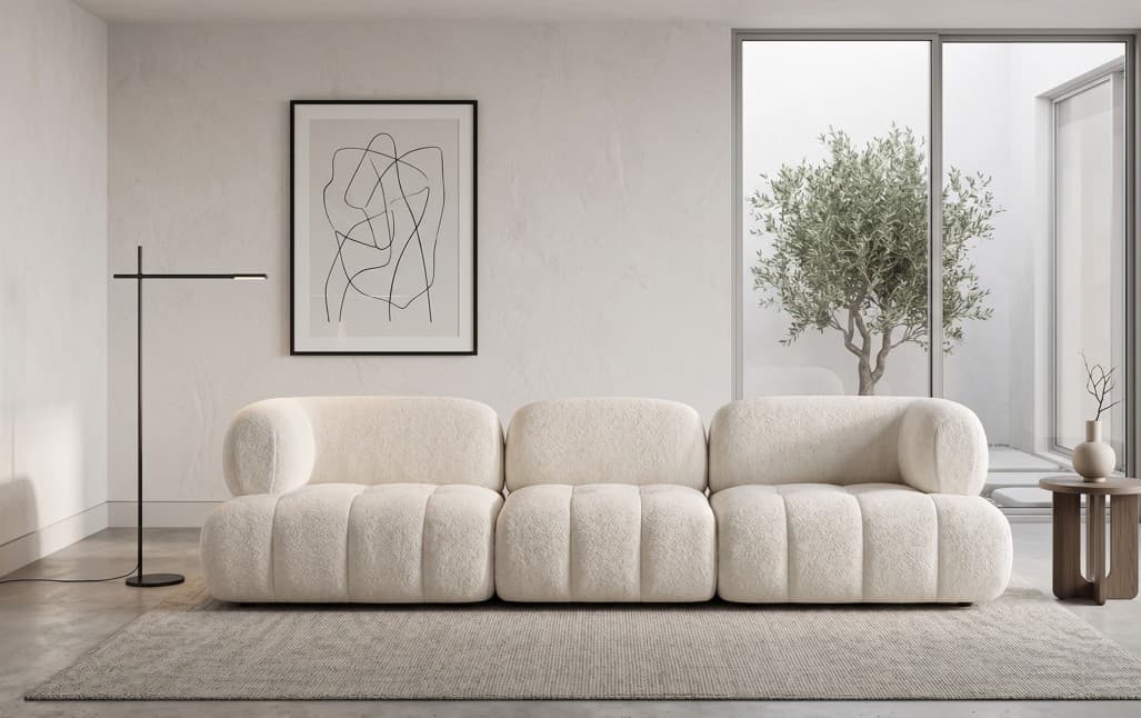 Leon Boucle Cream