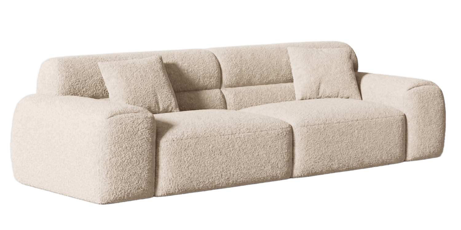 Kasper sofa beige boucle